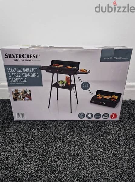 new world items  ELECTRIC TABLETOP & FREE-STANDING BARBECUE 2