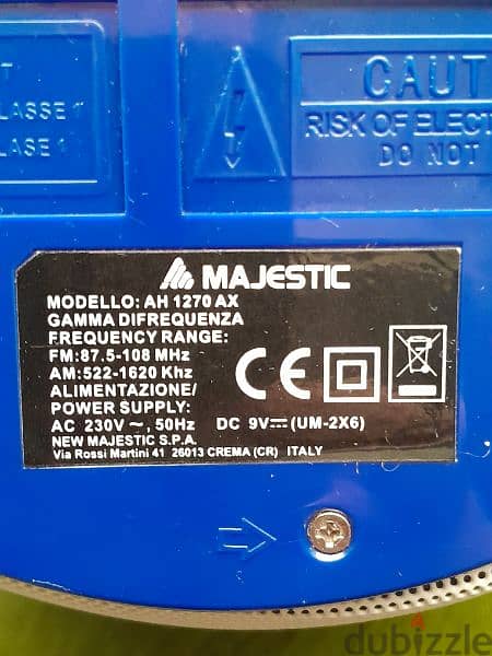 Majestic retro Radio/CD made in Italy 6