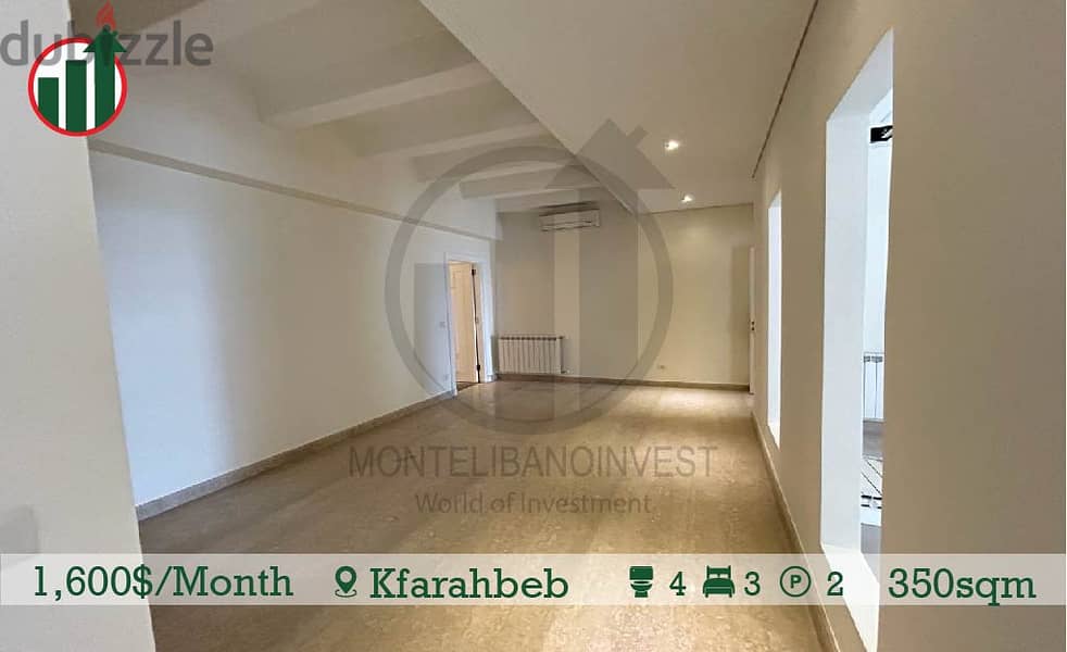 Apartment for rent in Kfarahbeb with Terrace! 1
