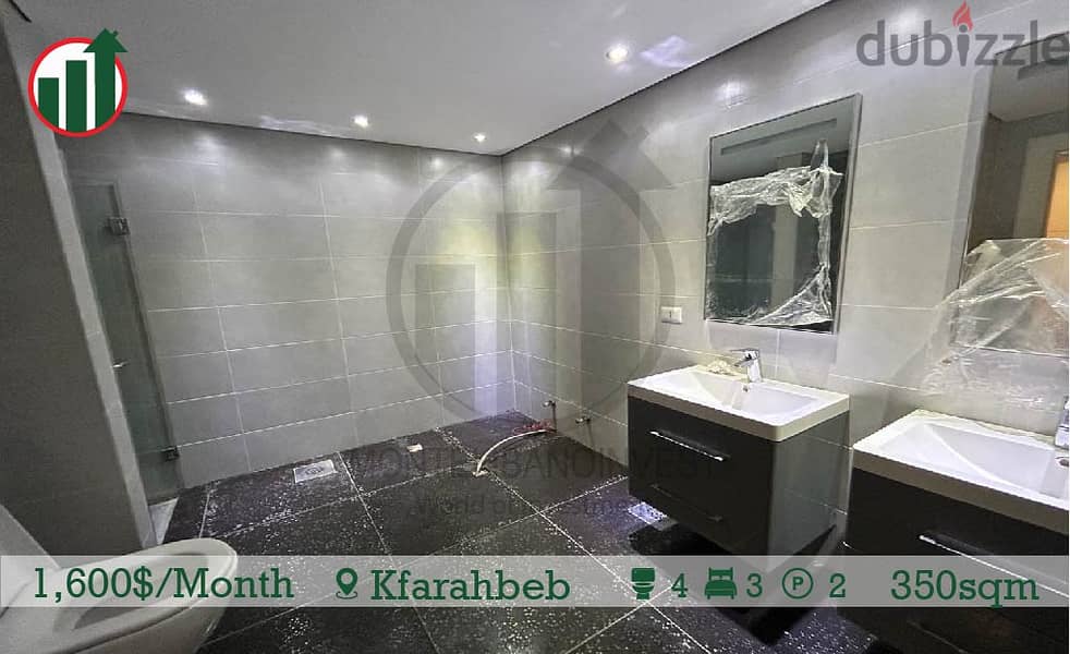 Apartment for rent in Kfarahbeb with Terrace! 6