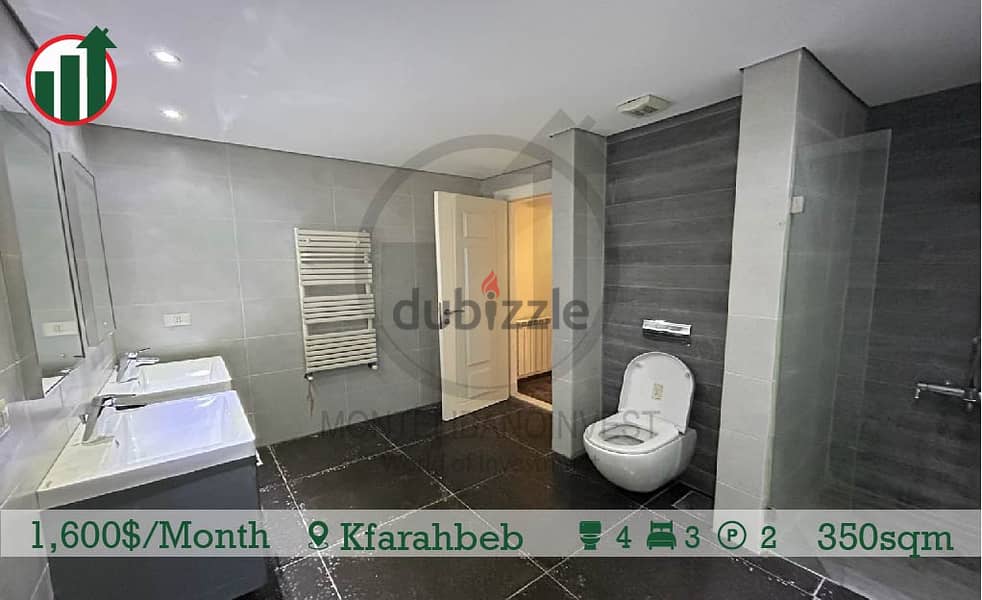 Apartment for rent in Kfarahbeb with Terrace! 7