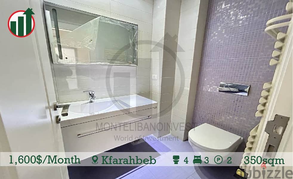 Apartment for rent in Kfarahbeb with Terrace! 10