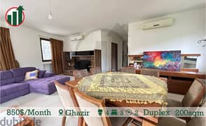 Furnished Duplex for rent in Ghazir! 0