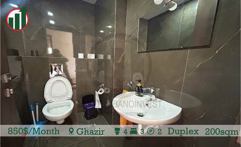 Furnished Duplex for rent in Ghazir! 9