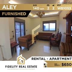 Furnished apartment for rent in Aley WB1053 0