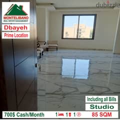studio for rent in DBAYEH!!!!