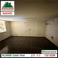 30,000$!! Showroom for rent located in Badaro