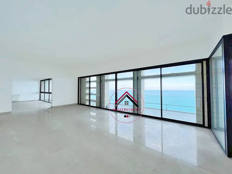Experience the Modern Lifestyle with Full Sea View In Ain el Mreisseh 1