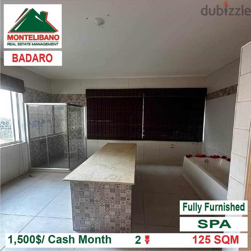 1500$!! Fully Furnished SPA for rent located in Badaro 1