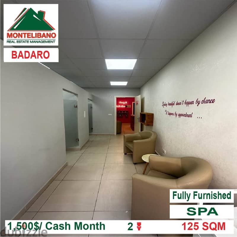 1500$!! Fully Furnished SPA for rent located in Badaro 3