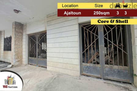 Ajaltoun 250m2 | Core & shell | Prime Location | Open View | Catch | A