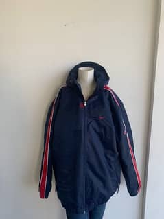 Nike navy and red jacket (fleece interior)