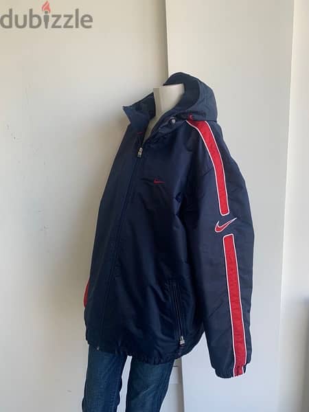 Nike navy and red jacket (fleece interior) 2