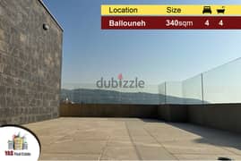 Ballouneh 340m2 Duplex | Impressive View | Luxury | Unique | New | 0
