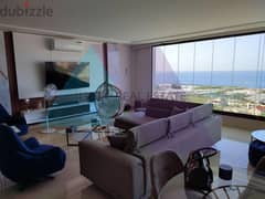 Decorated furnished 185m2 apartment+ open sea view for sale in Tabarja