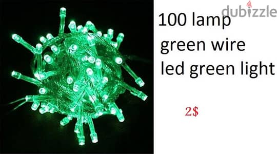 100 Lights green