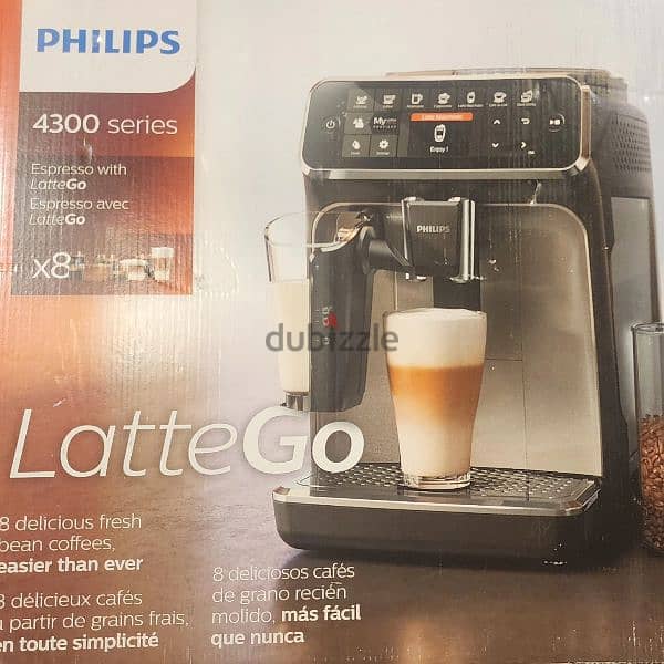 PHILIPS 4300 Series Fully Automatic Espresso Machine 5