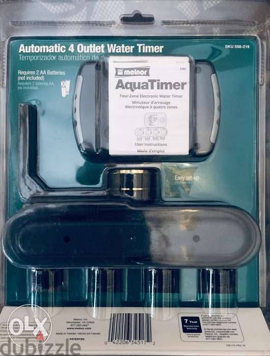 Melnor 3280 Digital Aqua Timer Watering System with Four Valves 3