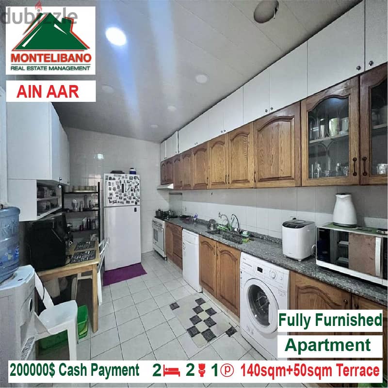200,000$!! Fully Furnished Apartment for sale located in Ain Aar 6
