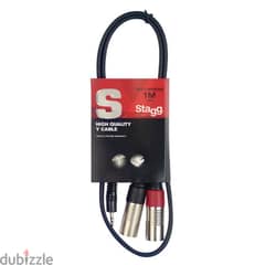 Stagg SYC1/MPS2XM 1m Y Cable