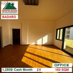 1250$!! Office for rent located in Badaro