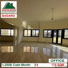1250$!! Office for rent located in Badaro 0
