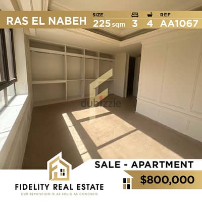 Apartment for sale in Ras El Nabeh AA1067