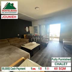85,000$ Cash Payment!! Chalet for sale in Jounieh!!