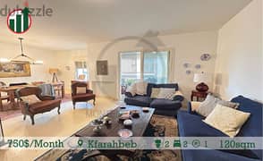 Furnished Apartment for rent in Kfarahbeb!