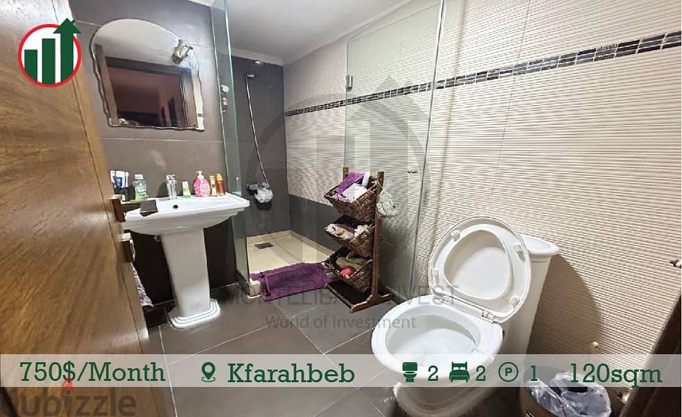Furnished Apartment for rent in Kfarahbeb! 5