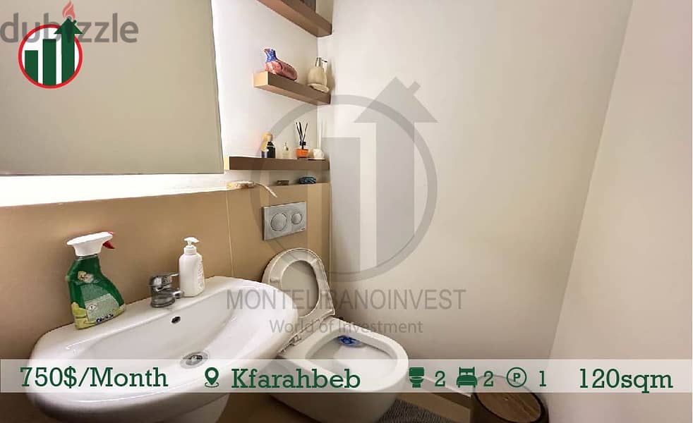 Furnished Apartment for rent in Kfarahbeb! 6