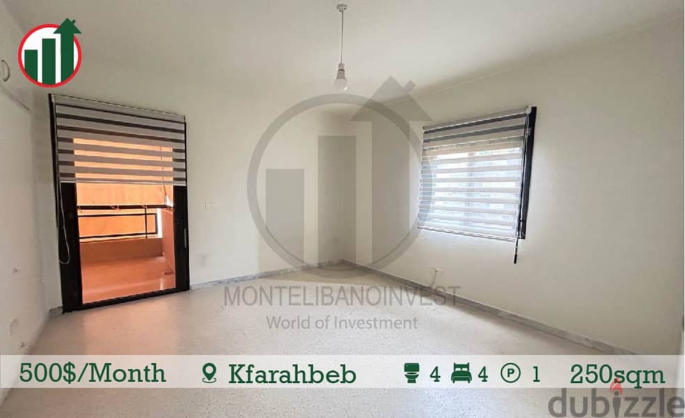 Apartment for rent in Kfarahbeb! 2