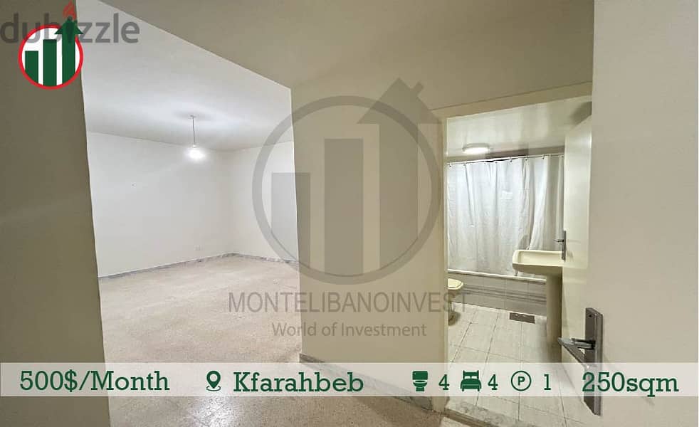 Apartment for rent in Kfarahbeb! 6