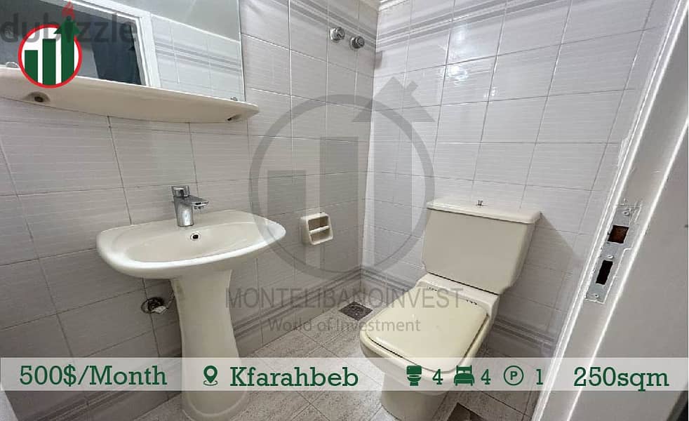 Apartment for rent in Kfarahbeb! 9