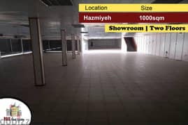 Hazmiyeh 1000m2 | Showroom | Two Floors | Highway | TS | 0