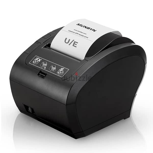 MUNBYN POS Printer, Receipt Printer USB Ethernet 80MM Thermal Printer 2