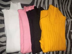 1 SET (4 PIECES/WHITE/PINK/GRAY/YELLOW) FOR 15$ ONLY