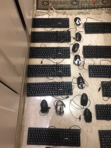 FOR SALE OREXCHANGE  :Keyboards + mouses + screens + mousepads 9