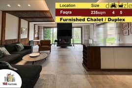 Faqra / RedRock 235m2 | 230m2 Garden | Duplex Chalet | Decorated | PA 0