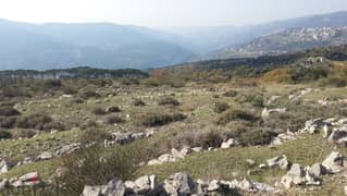 Very calm area land in Mtein / Aintoura  | Panoramic mountain view 0
