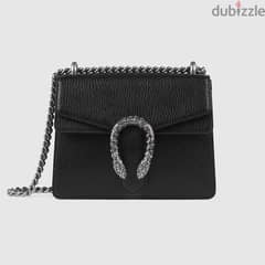 Gucci dionysus black genuine leather mini bag brand new (not used)