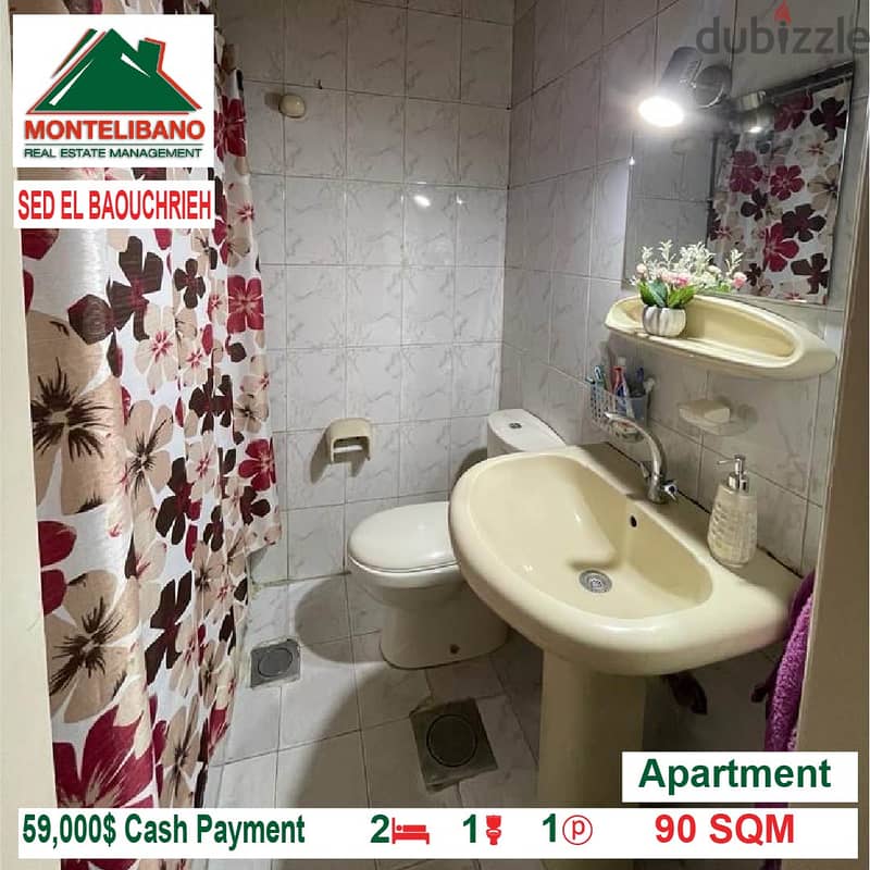 59000$!!! Apartment for sale located in Sed El Baouchrieh 5