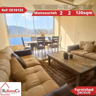 Furnished apartment in Mansourieh شقة مفروشة للبيع في المنصورية