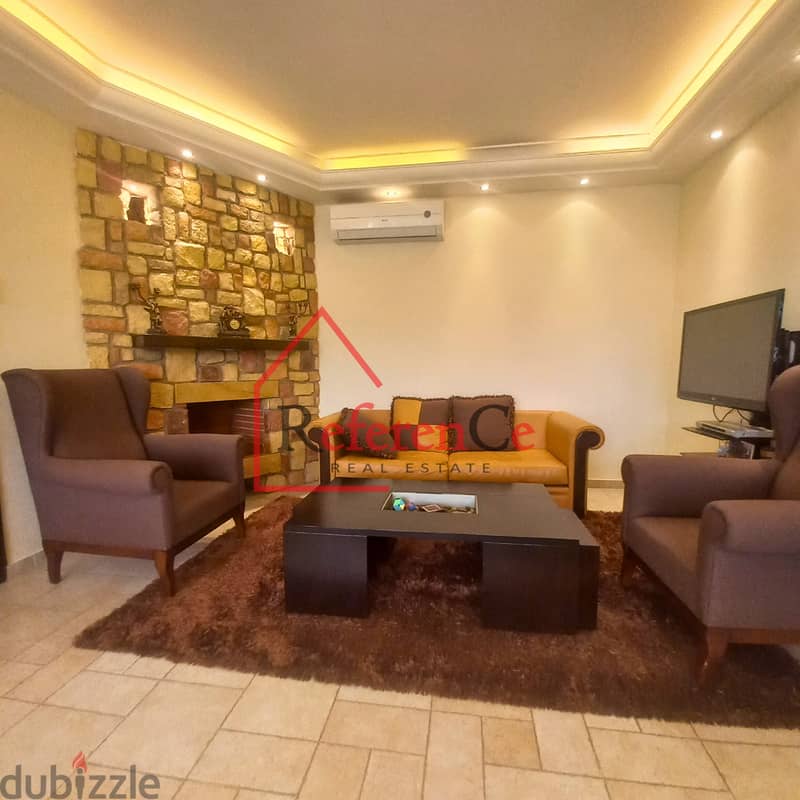 Furnished apartment in Mansourieh شقة مفروشة للبيع في المنصورية 3
