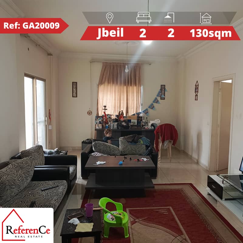 Prime location apartment in Jbeil شقة موقع مميز في جبيل 0