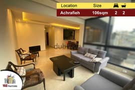 Achrafieh 106m2 | New | Strategic Area | Decorated | PA | 0