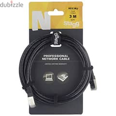 Stagg NCC3RJ 3m Network Cable 0