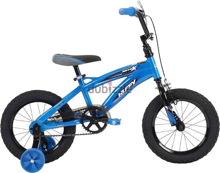 Huffy Bicycle Company Kids Bike, MotoX, 14" Gloss Blue, 14 inch wheel, 0