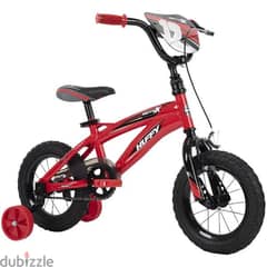 Huffy Kid Bike Moto X, Fast Assembly Quick Connect, 12", Gloss Red 0