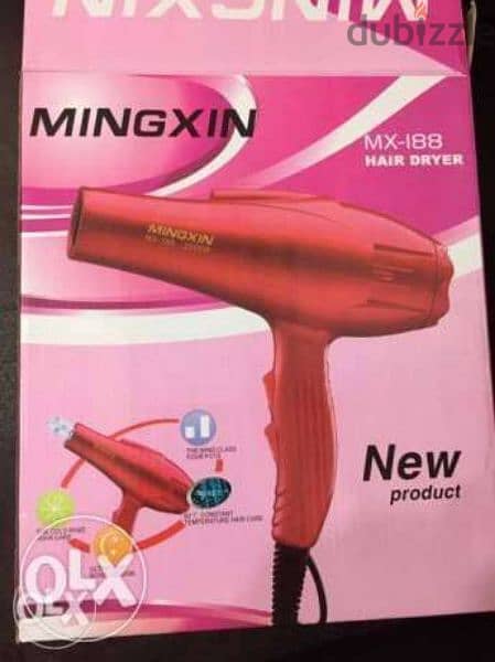 Hair dryer. black and red 4